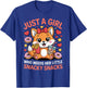 Just a Girl Who Needs Her Little Snacky Snacks Fox Lover T-Shirt - T-Shirt | Royal