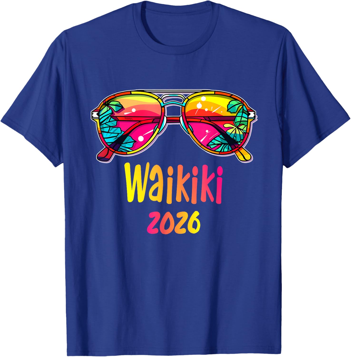 Waikiki Sunglasses 2026 Outfit Waikiki 2026 T-Shirt - T-Shirt | Royal