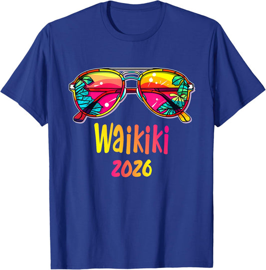 Waikiki Sunglasses 2026 Outfit Waikiki 2026 T-Shirt - T-Shirt | Royal