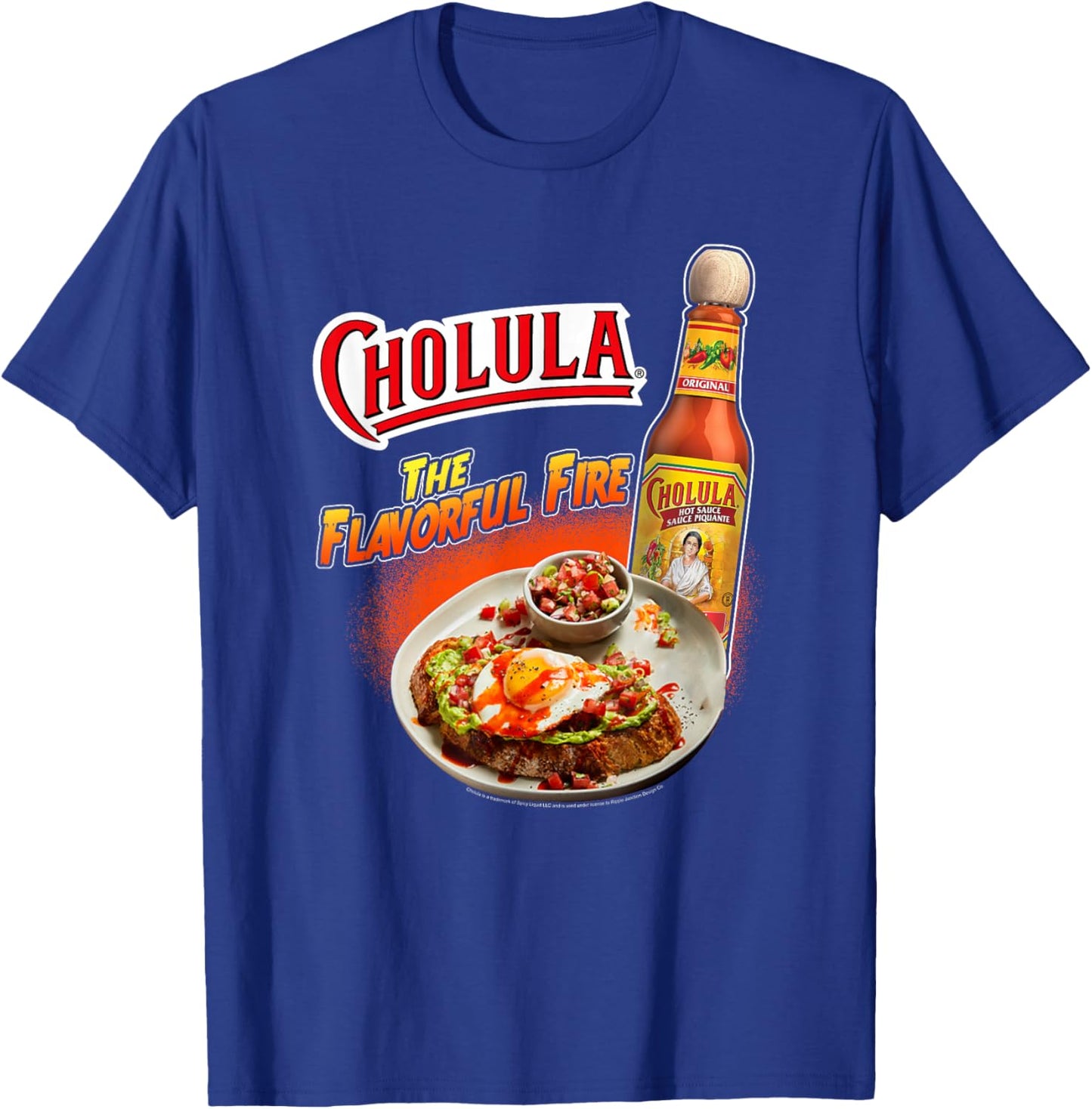 Cholula The Flavorful Life Hot Sauce T-Shirt - T-Shirt | Royal