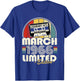 Vintage Birthday 60 Years Born in March 1966 Men Women T-Shirt - T-Shirt | Royal