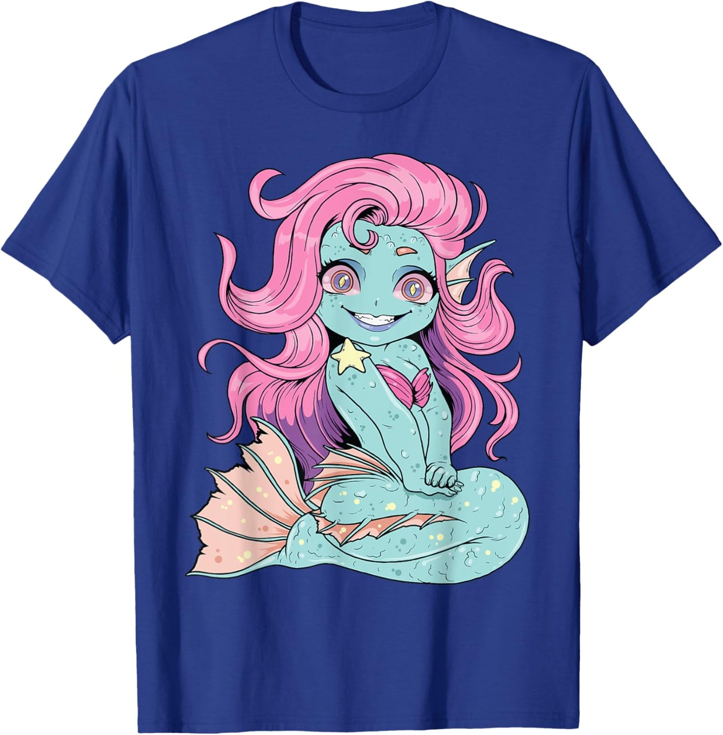 Pastel Goth Mermaid Shirt Kawaii Zombie Mermaid Cute Witchy T-Shirt - T-Shirt | Royal