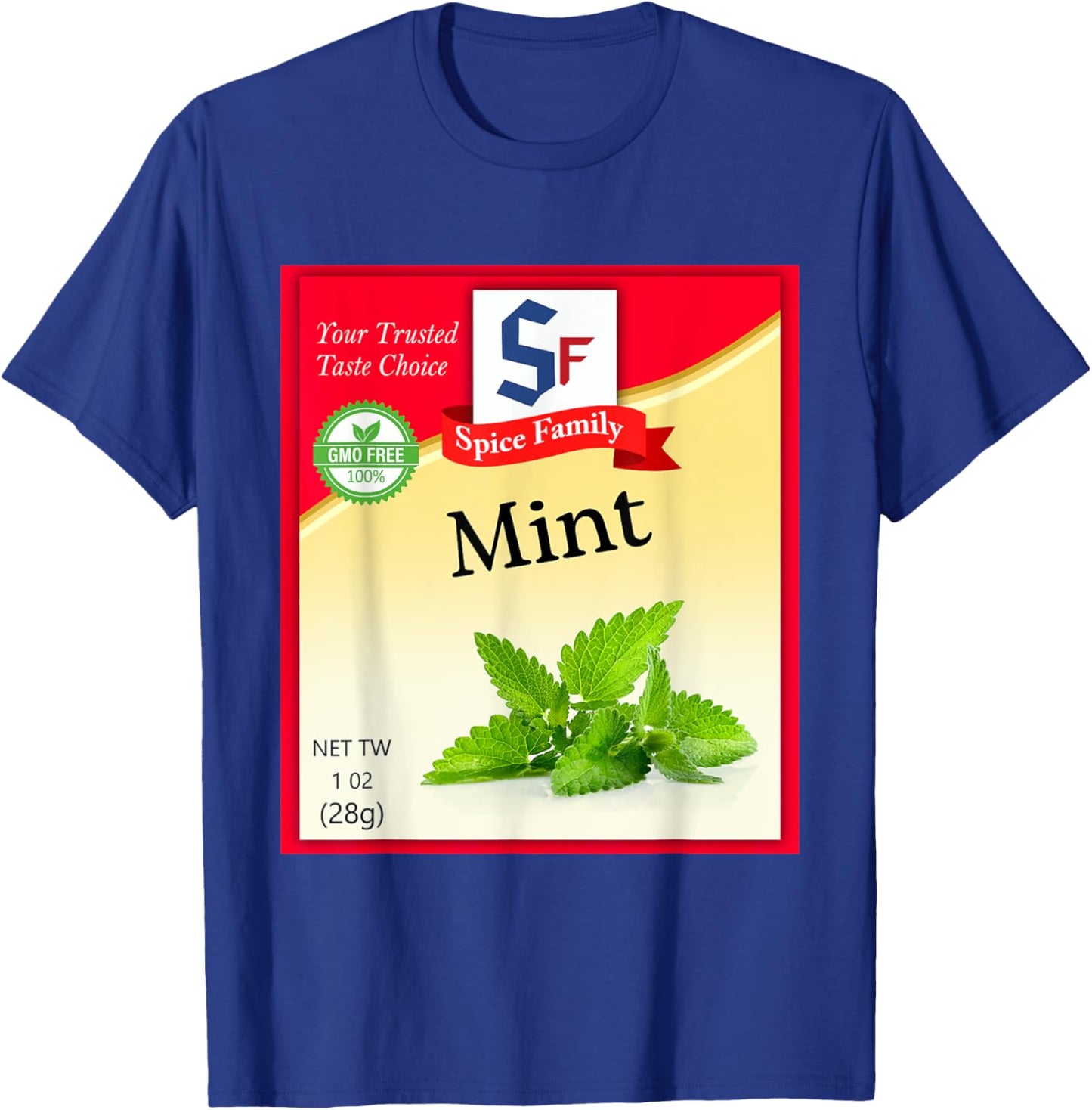 Mint Condiment Costume Holiday Spice Costumes T-Shirt - T-Shirt | Royal