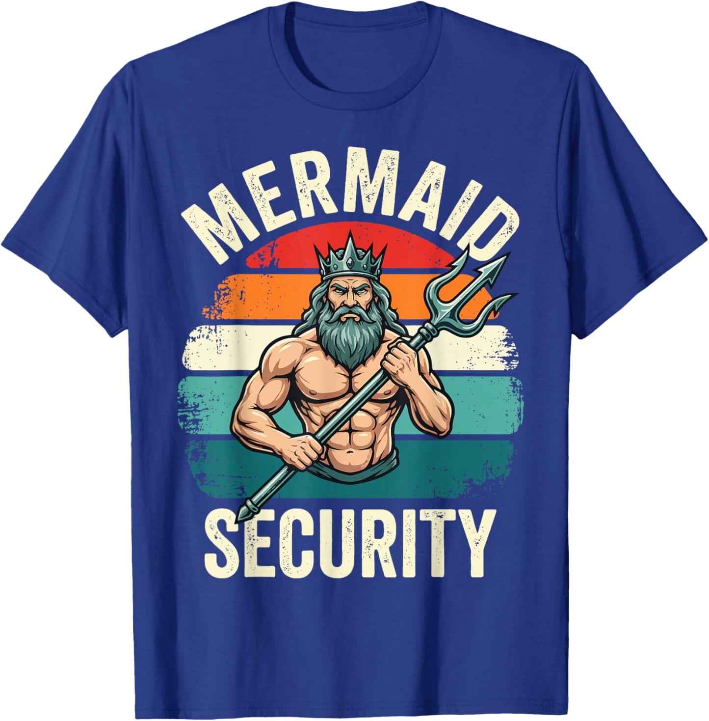 Mermaid Security T-Shirt - T-Shirt | Royal