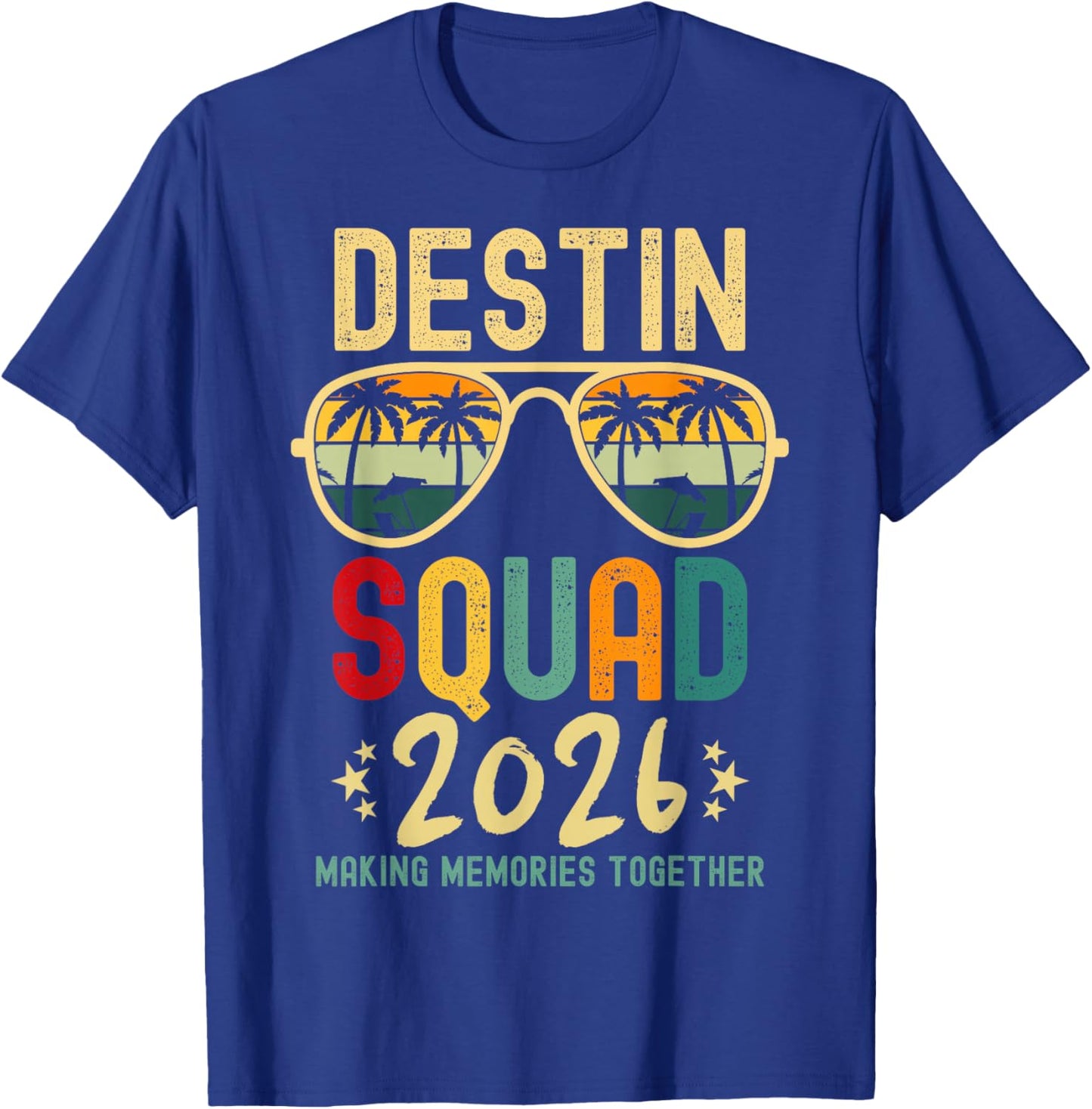 Destin Florida Vacation Squad 2026 Matching Group Family T-Shirt - T-Shirt | Royal
