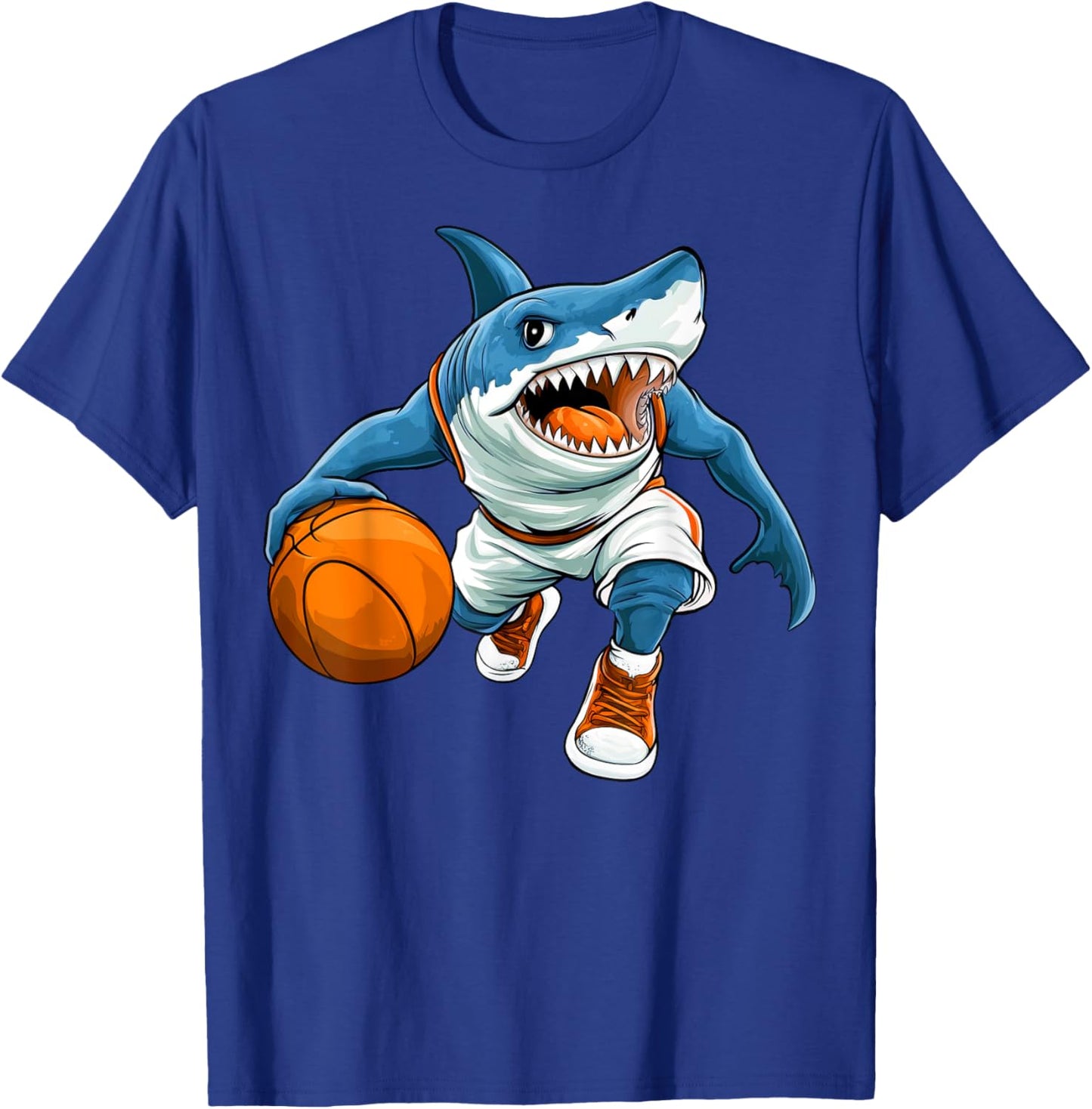 Basketball Shark T-Shirt - T-Shirt | Royal