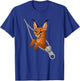 Funny Caracal Cat Cute Zipper T-Shirt - T-Shirt | Royal