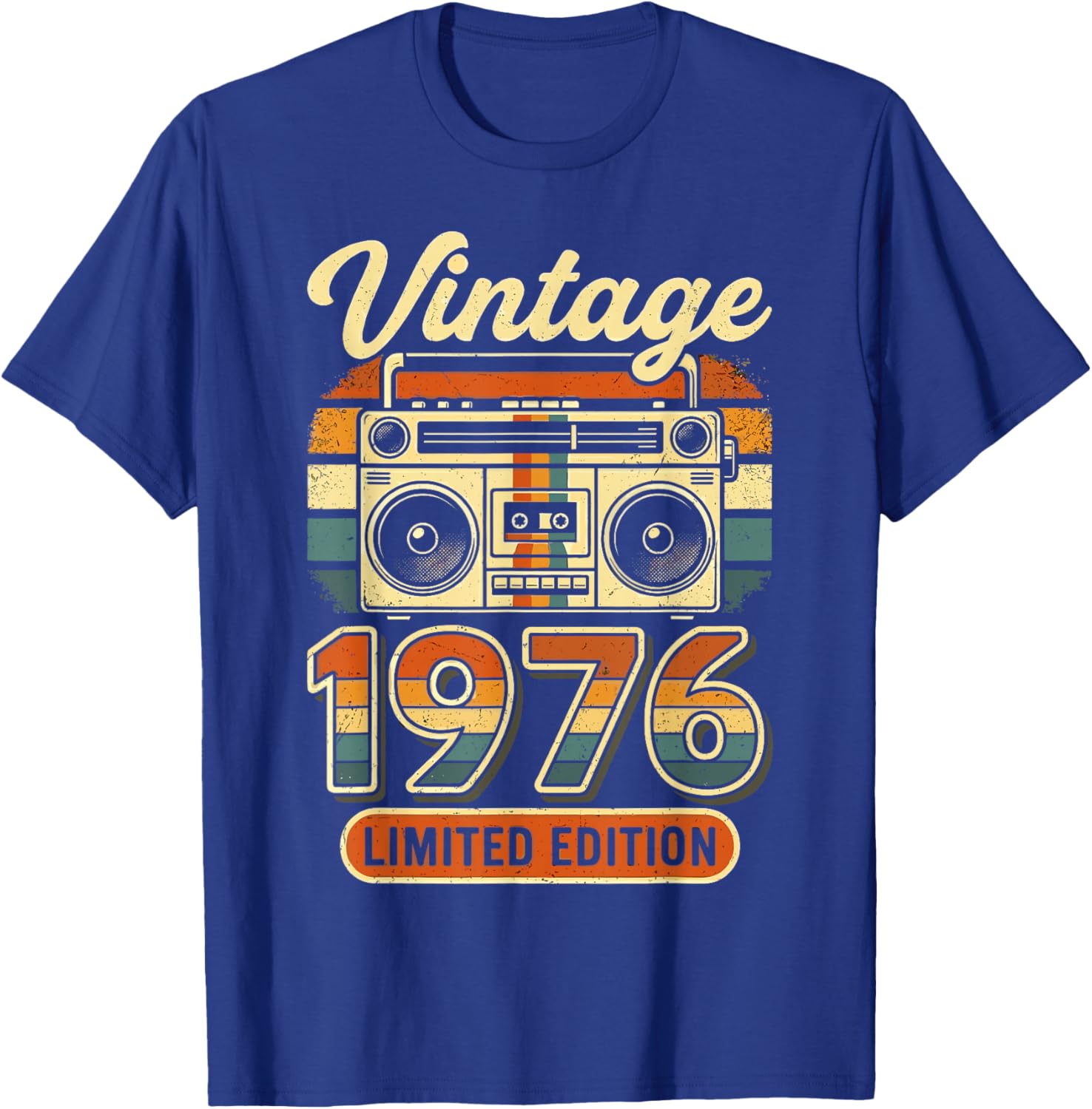 Birthday 50 Years Man 1976 T-Shirt - T-Shirt | Royal
