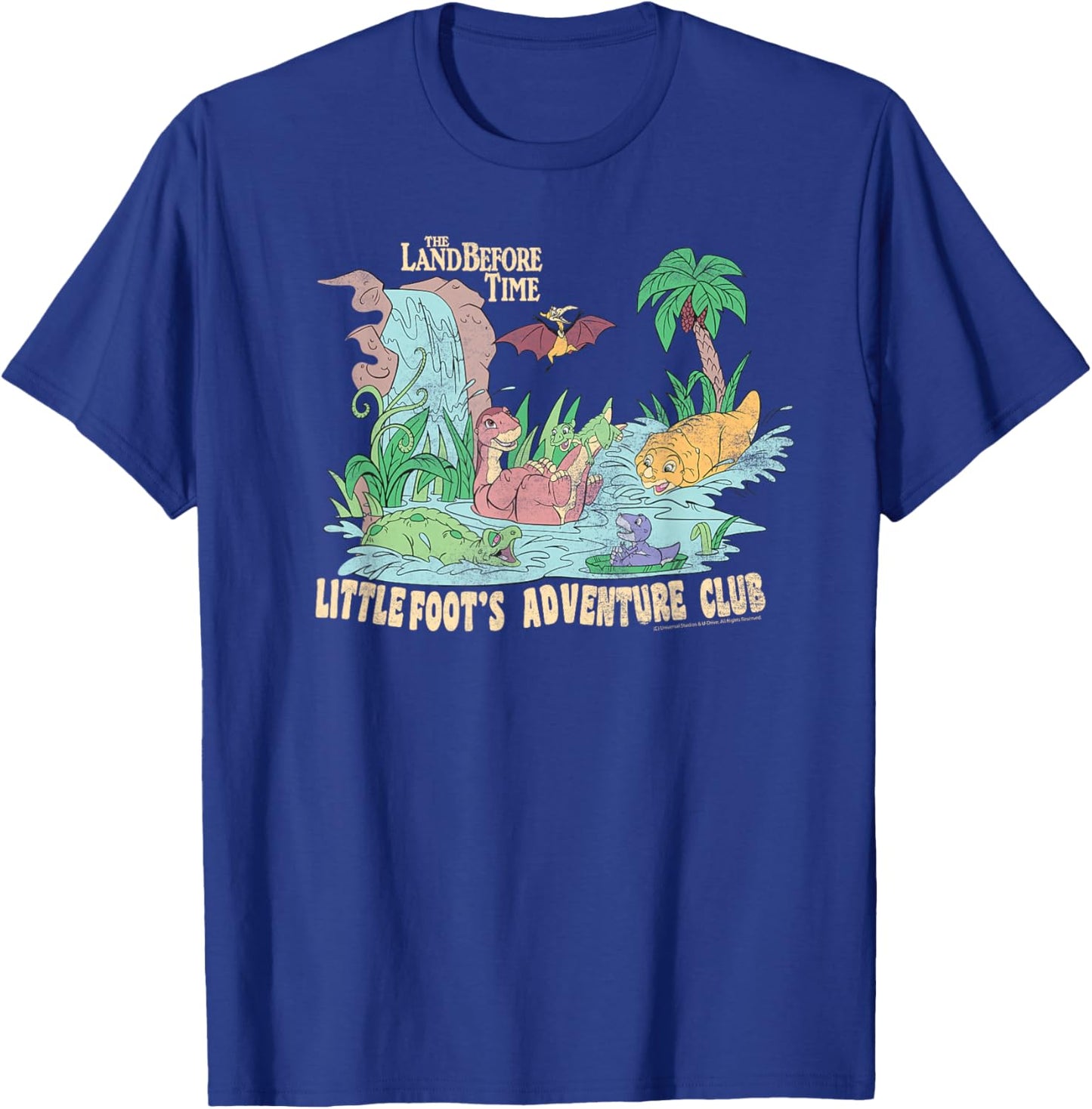 The Land Before Time Little Foot's Adventure Club T-Shirt - T-Shirt | Royal