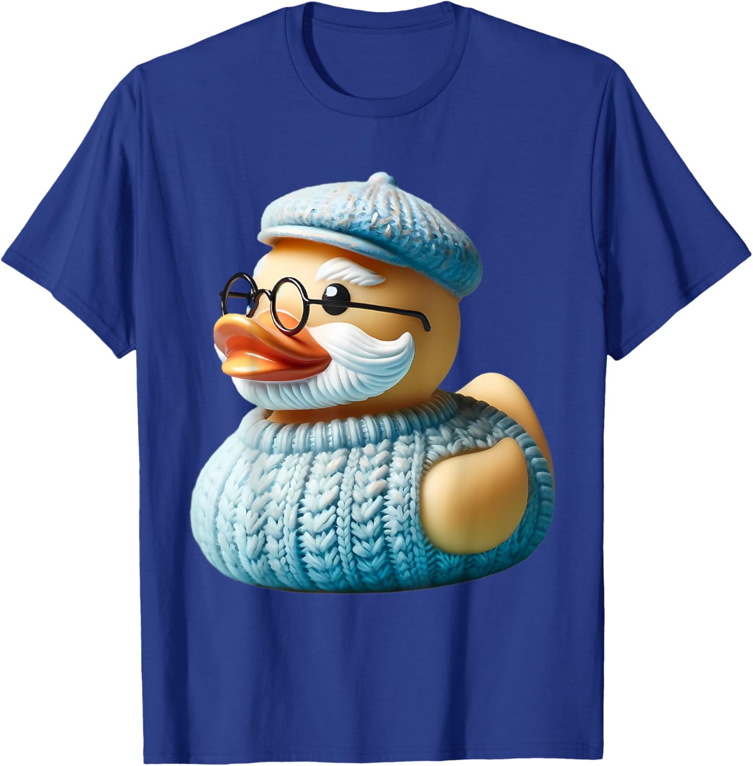 Grandpa Rubber Duck Grandfather Duckie Father's Day T-Shirt - T-Shirt | Royal
