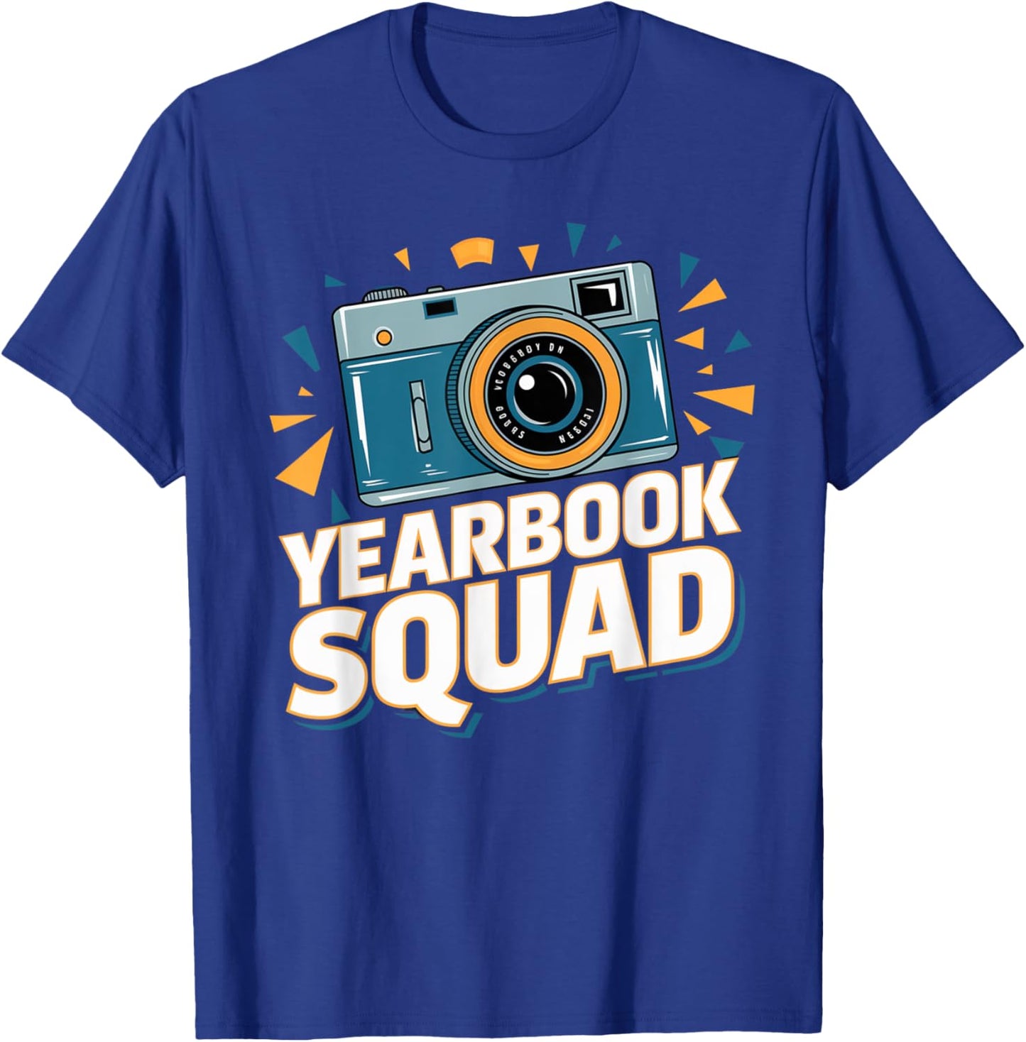 Yearbook Squad - Fun & Retro Photography Design T-Shirt - T-Shirt | Royal