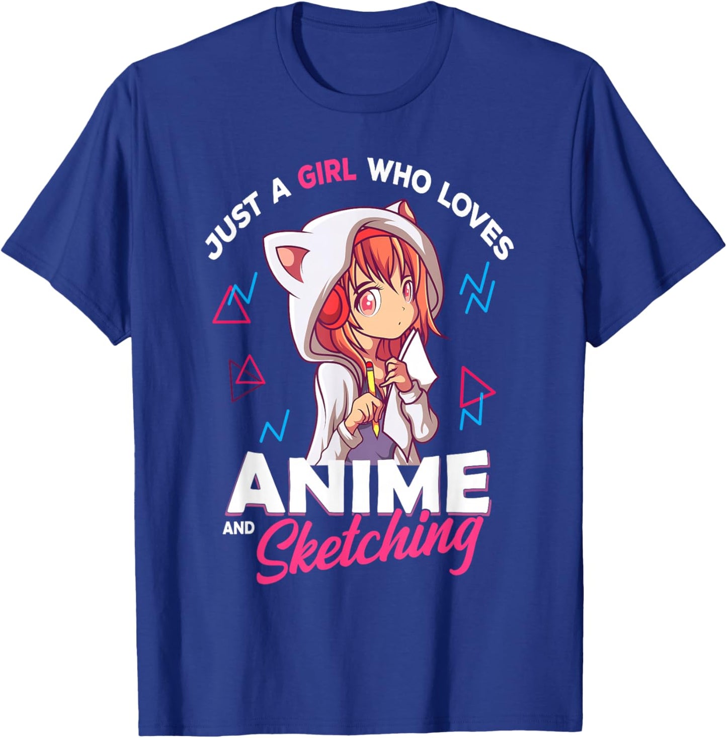 Anime Manga Girl Japanese Otaku Kawaii , Black, S T-Shirt - T-Shirt | Royal