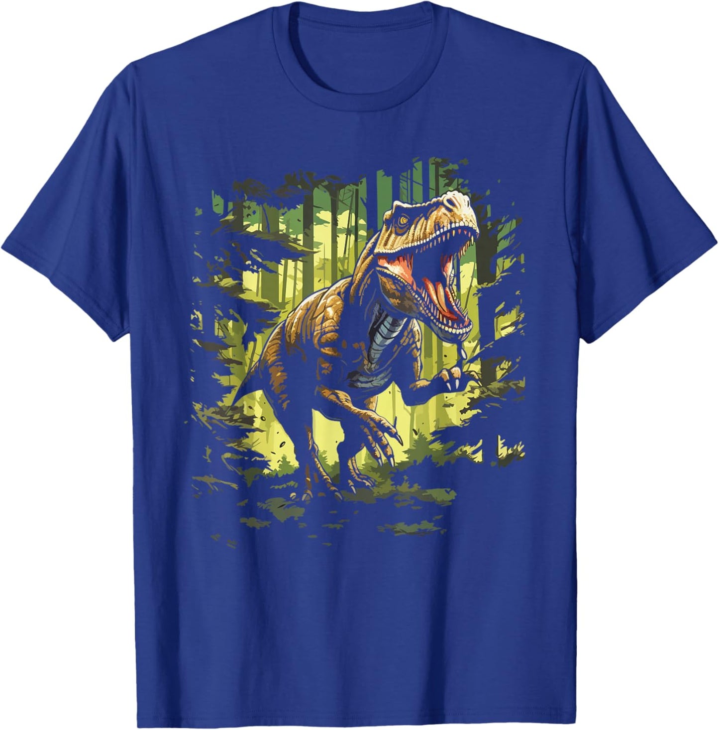 T-Rex For Kids Realistic Tyrannosaurus Rex Dinosaur T-Shirt - T-Shirt | Royal