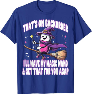 Pharmacy Halloween Pharmacist Tech Technician PharmD Funny T-Shirt - T-Shirt | Royal