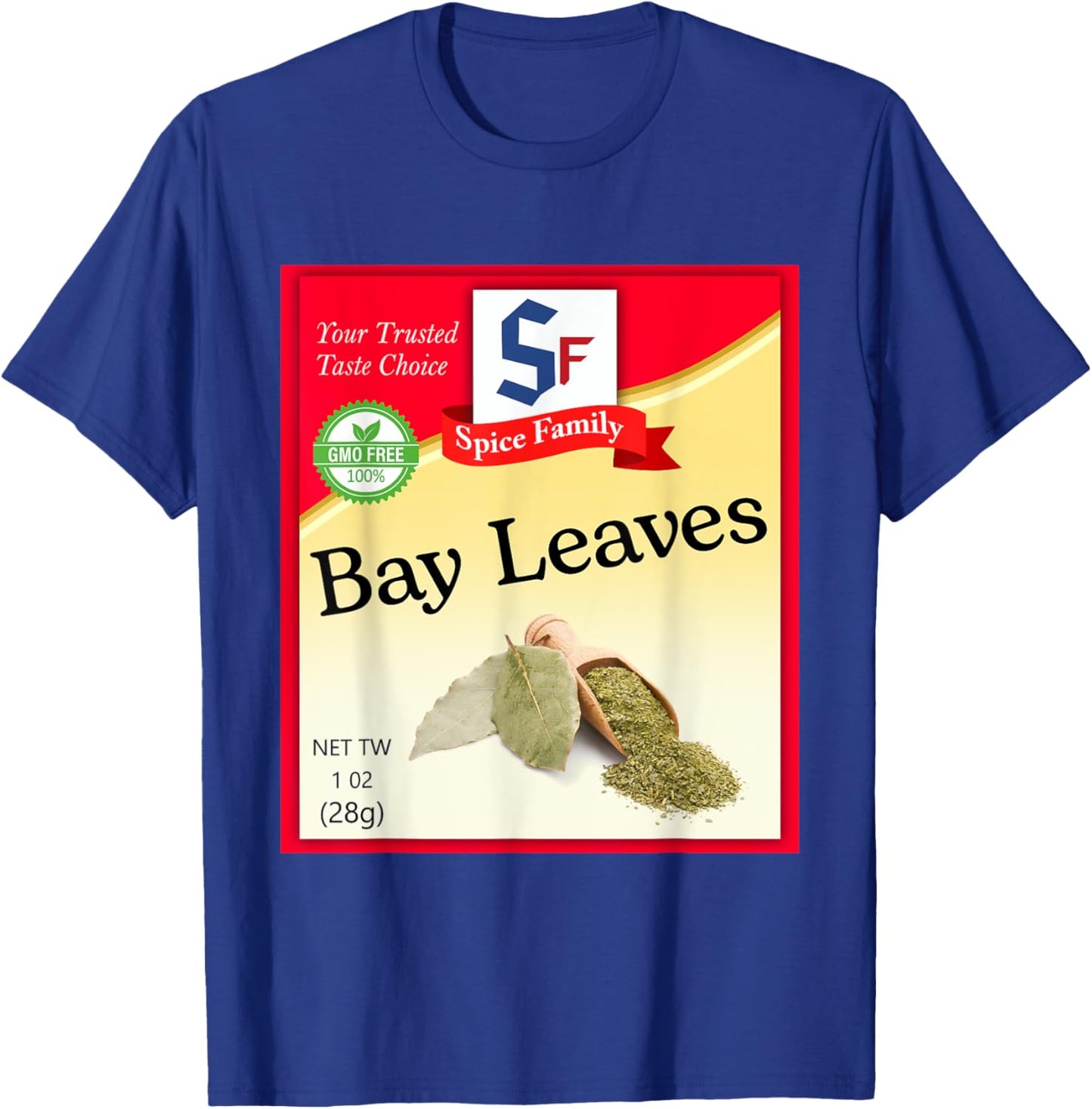 Bay Leaves Condiment Costume Holiday Spice Costumes T-Shirt - T-Shirt | Royal