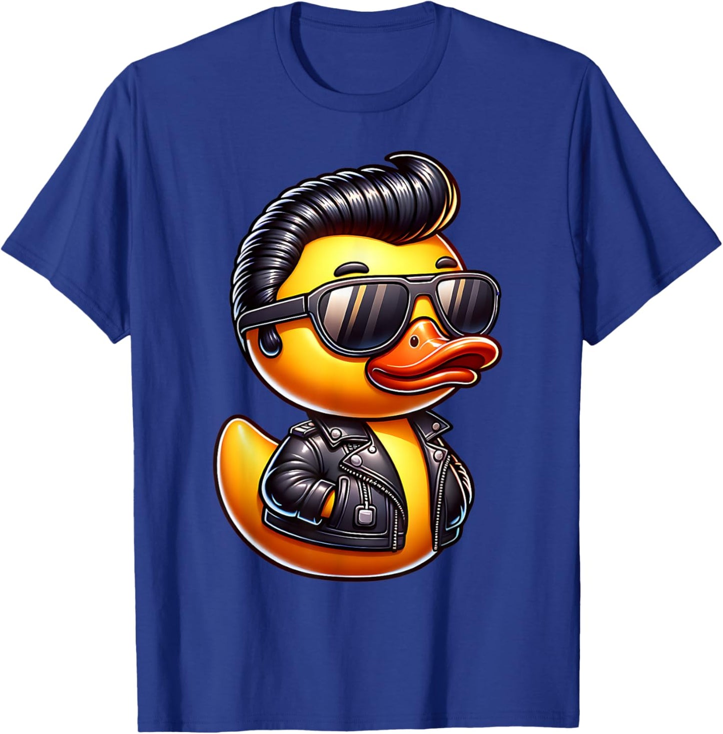 50s Sock Hop Rubber Ducky Greaser Boys Kids Rockabilly Ducky T-Shirt - T-Shirt | Royal