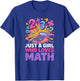 Girls Math T-Shirt - T-Shirt | Royal