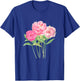 Peony Flower - Bouquet of Peonies Women and Girls T-Shirt - T-Shirt | Royal