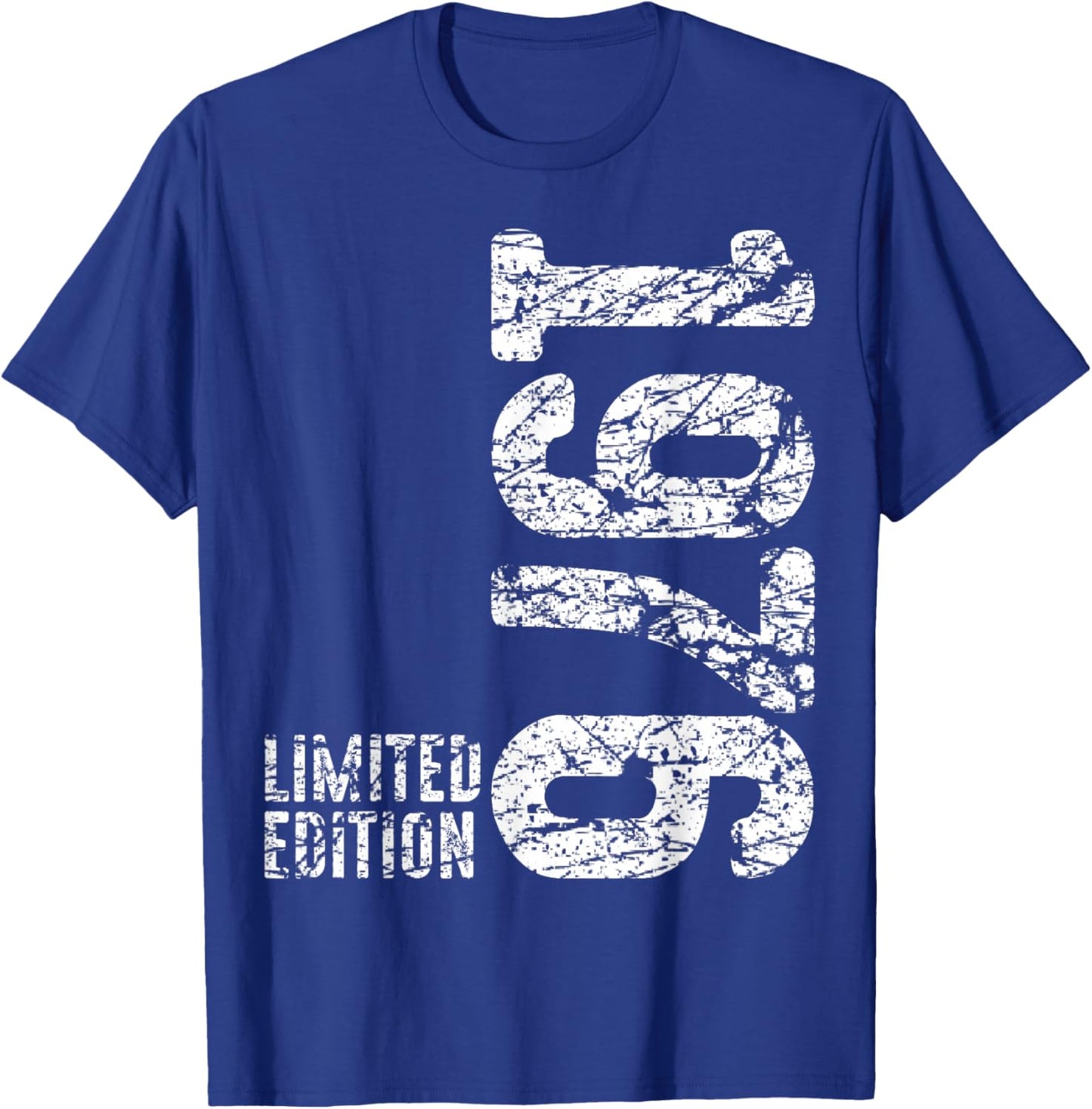 50th Birthday Man Woman 50 Years 1976 Decorative Gift Funny T-Shirt - T-Shirt | Royal