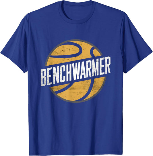 Funny saying: Best Benchwarmer Bench Press Basketball T-Shirt - T-Shirt | Royal