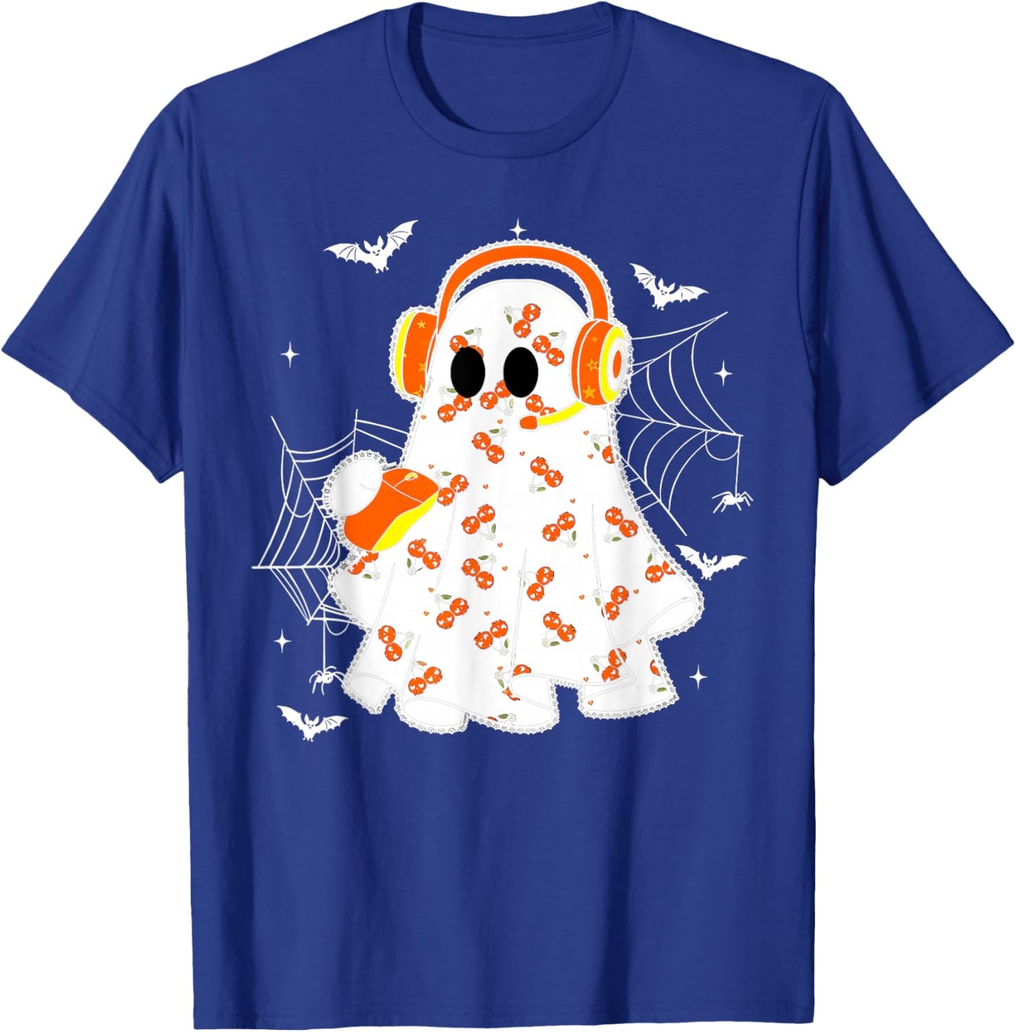 Coquette 911 Dispatcher Halloween Spooky Ghost Dispatch T-Shirt - T-Shirt | Royal