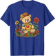 Cute Teddy With Flowers I Kids Teddy T-Shirt - T-Shirt | Royal