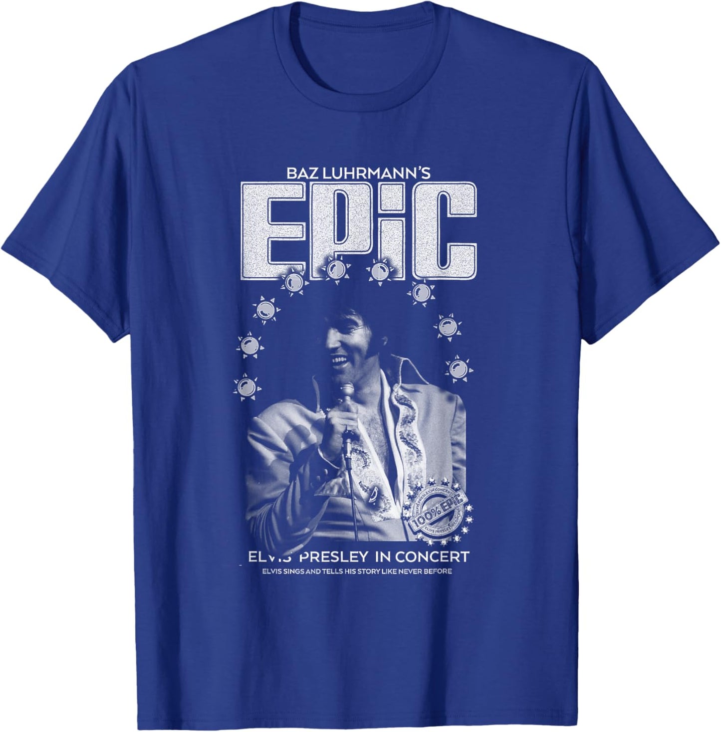 Elvis Presley Epic Black and White Portrait T-Shirt - T-Shirt | Royal