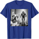 Funny French bulldog Selfie with bigfoot sasquatch Women Kids T-Shirt - T-Shirt | Royal