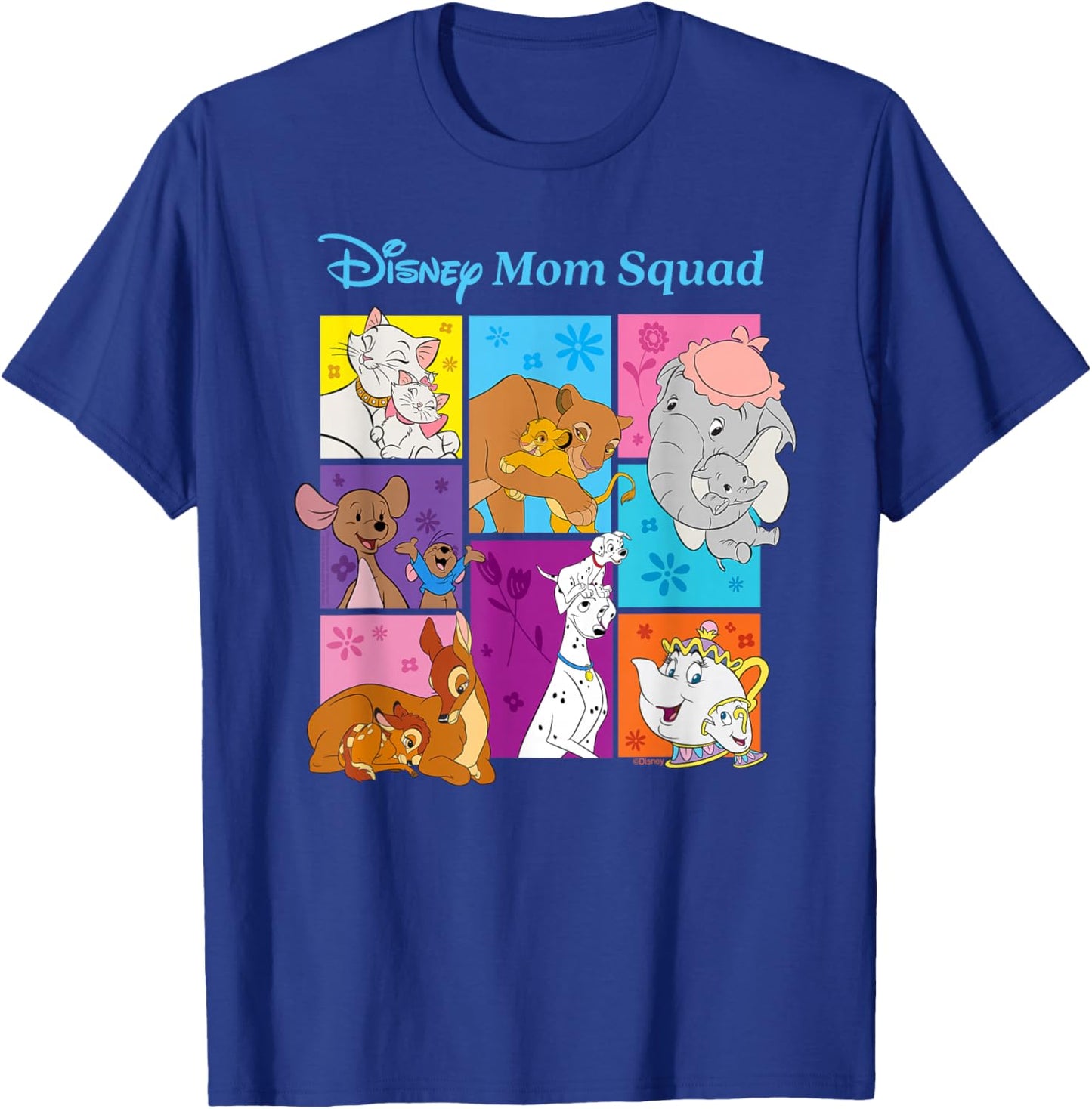 Disney Mom Squad Famous Moms & Kids Mother's Day Family Trip T-Shirt - T-Shirt | Royal