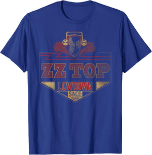 ZZ Top Lowdown T-Shirt - T-Shirt | Royal