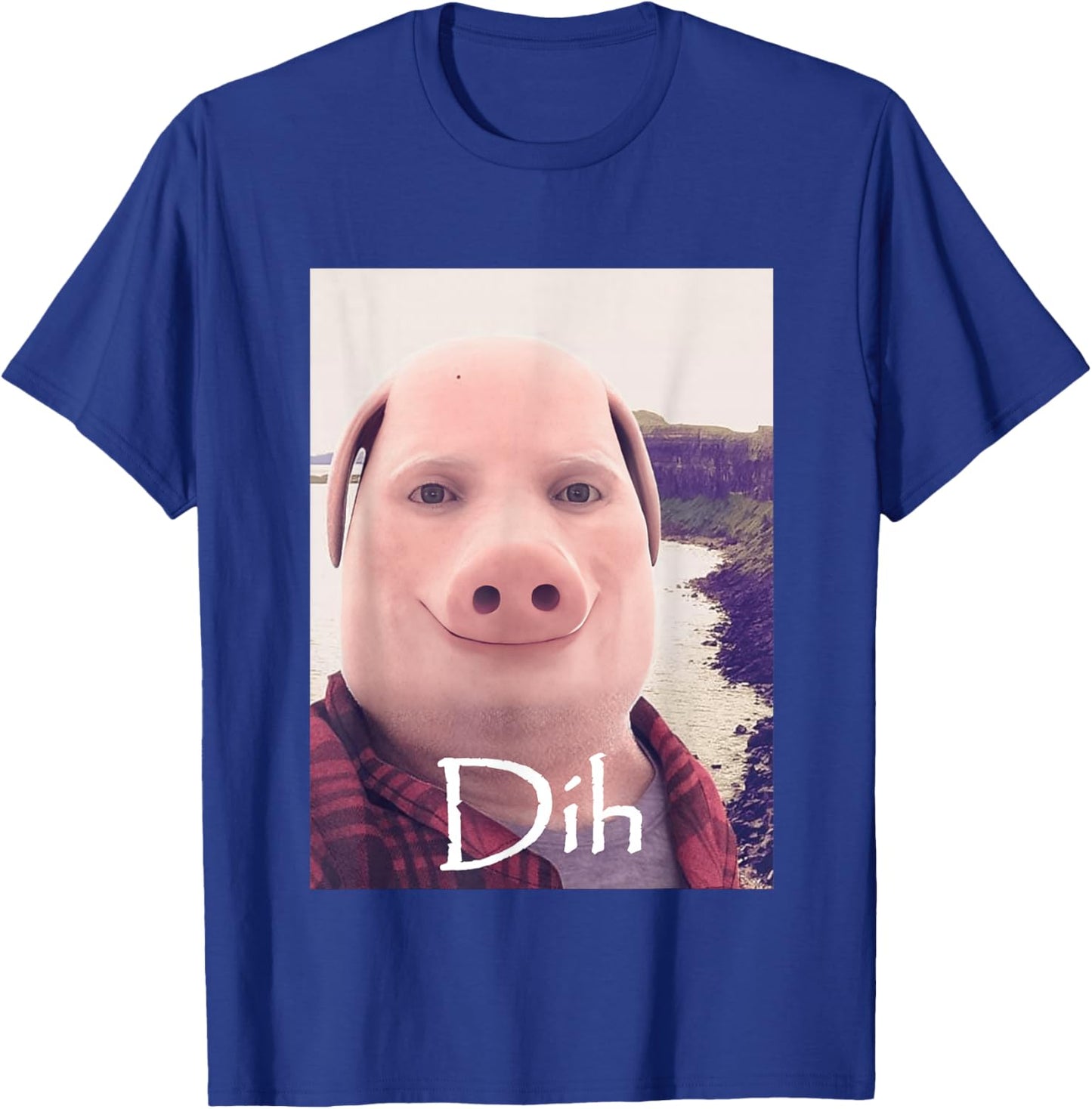 Dih John Pork Funny brainrot Calling Meme gen z dihh T-Shirt - T-Shirt | Royal