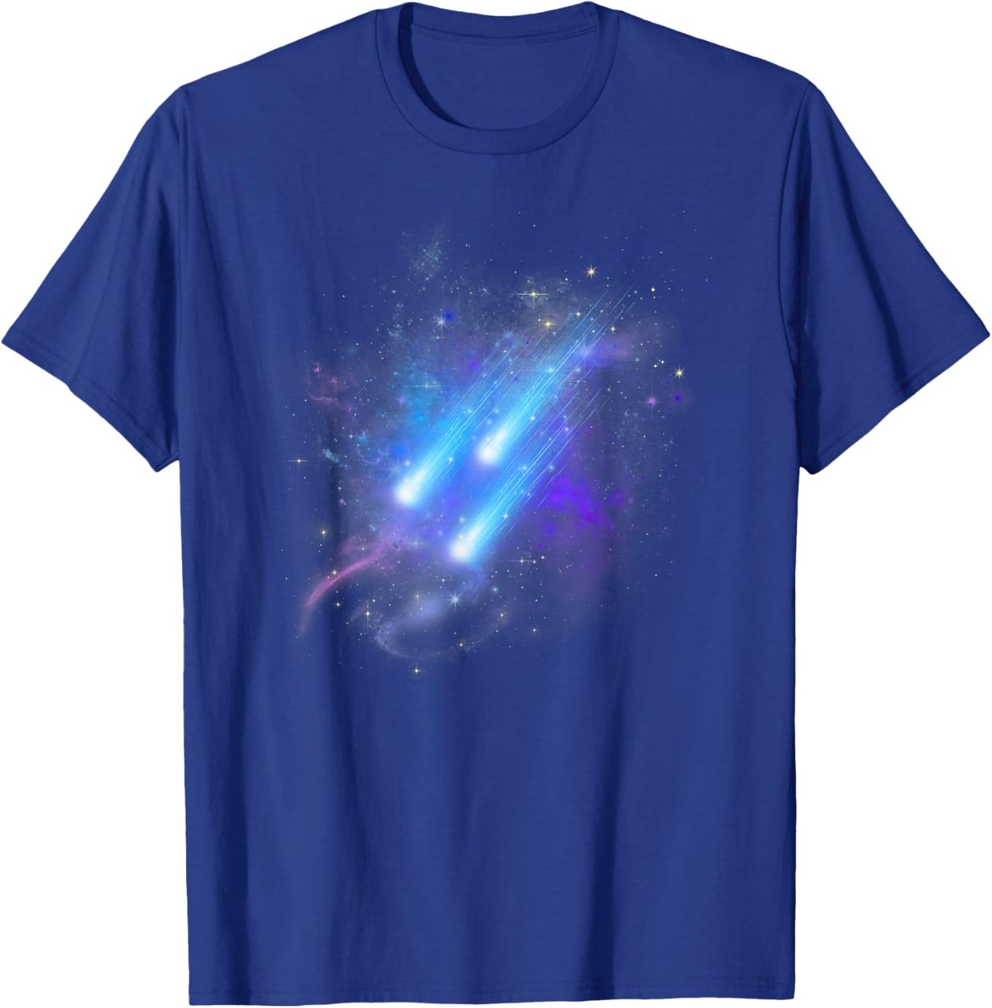 Comets Outer Space Astonomer Shooting Stars Planets Comet T-Shirt - T-Shirt | Royal