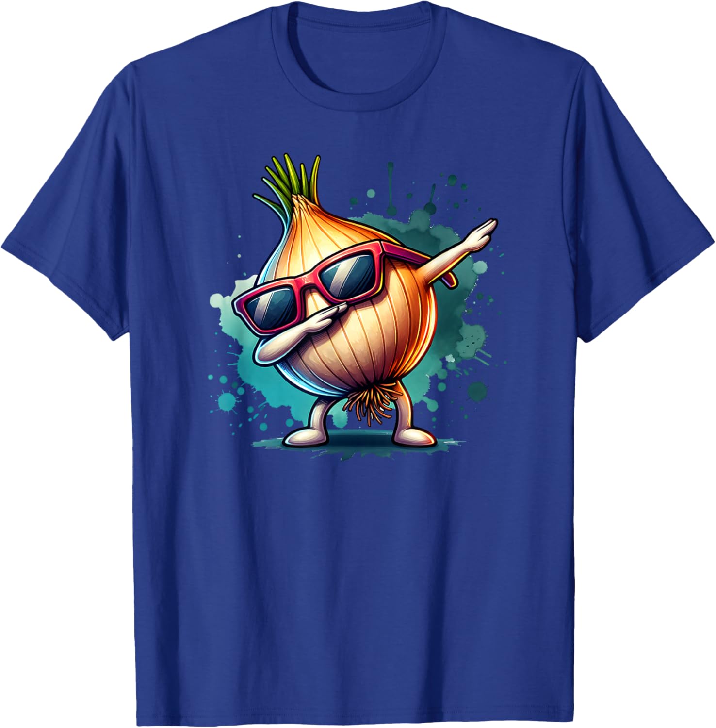 Colorful Onion with Sunglasses T-Shirt - T-Shirt | Royal