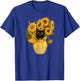 Funny Style Van Gogh Sunflowers Women Men Girl Boy Cat T-Shirt - T-Shirt | Royal