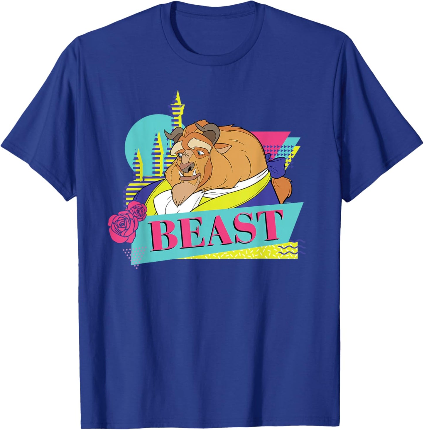 Disney Beauty and the Beast Retro Couples Matching Beast T-Shirt - T-Shirt | Royal