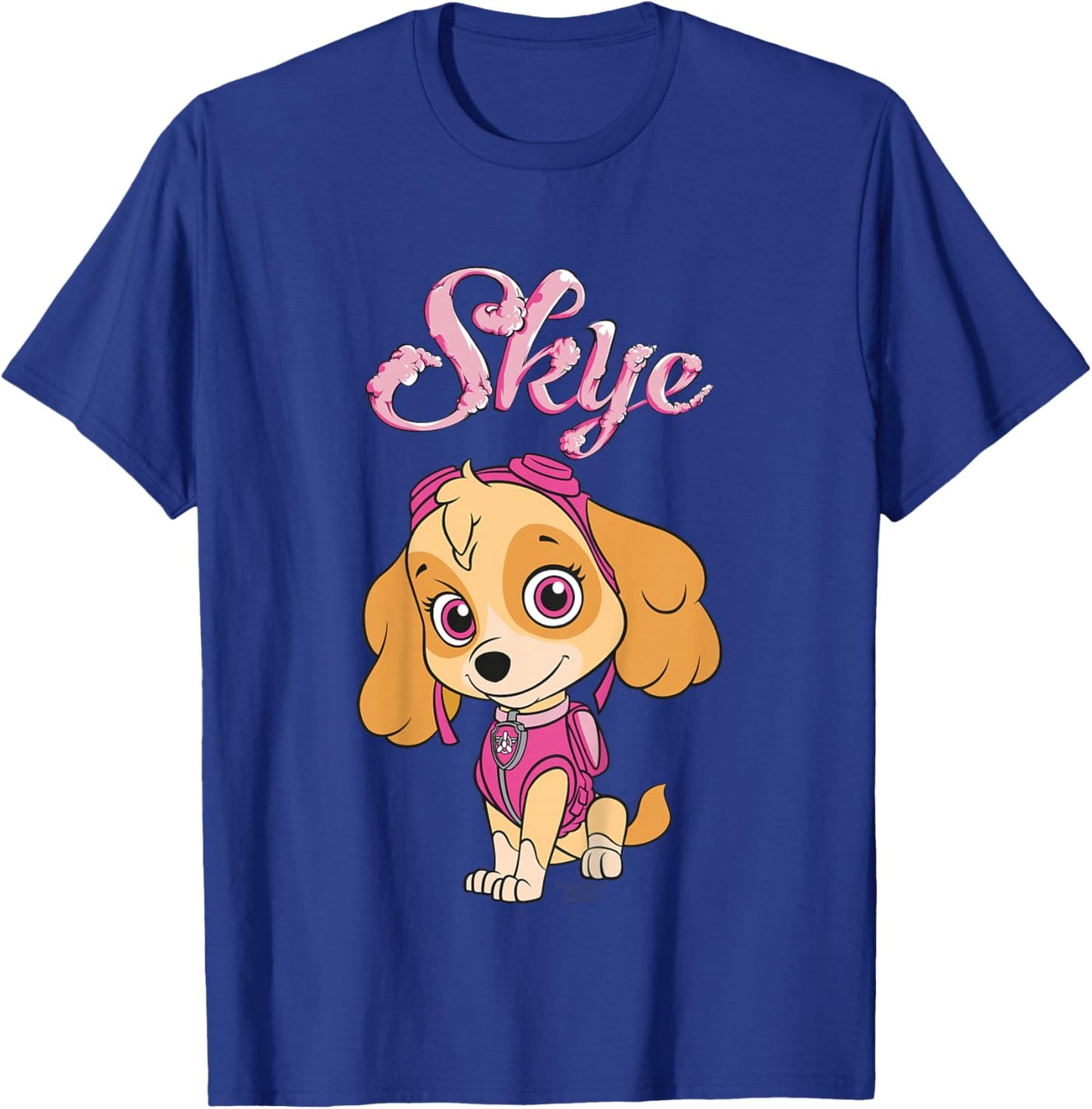 Paw Patrol Skye Action Pose Rescue Pup Cartoon Classic Cute T-Shirt - T-Shirt | Royal