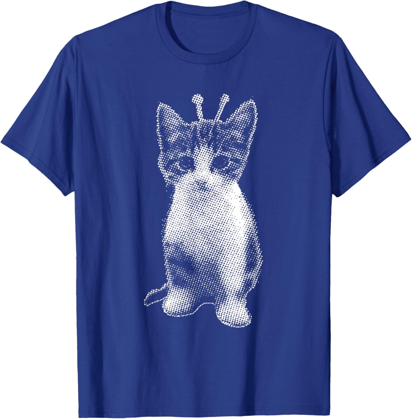 Silly Cat Alien Y2K Vintage Kitten Gnarp T-Shirt - T-Shirt | Royal