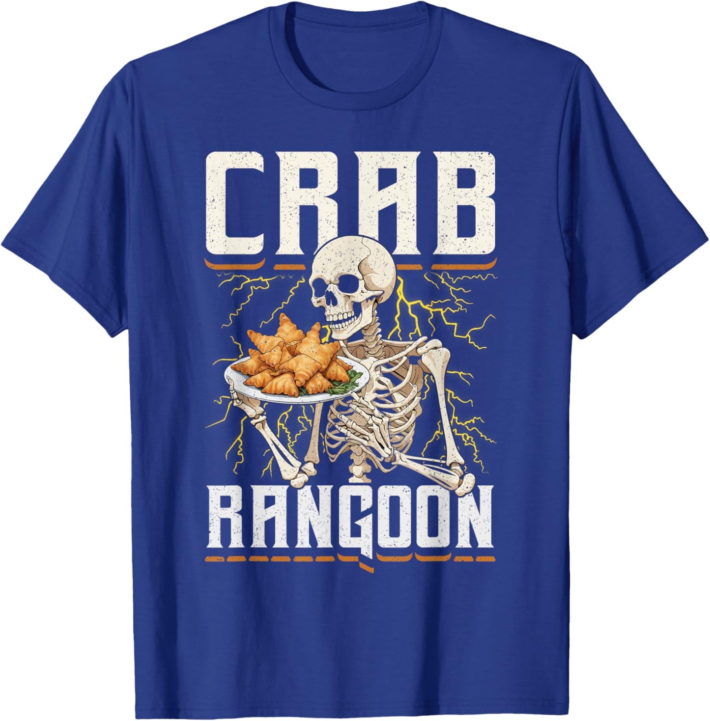 Crab Rangoon Skeleton Funny Chinese Food Costume T-Shirt - T-Shirt | Royal