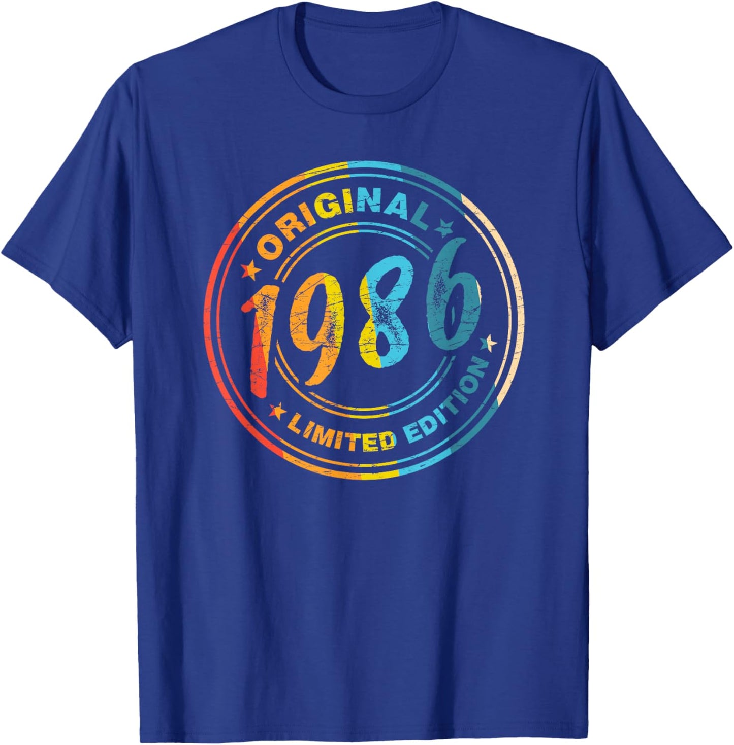 40.Geburtstag Retro Vintage 1986 Mann Frau Geschenk T-Shirt - T-Shirt | Royal