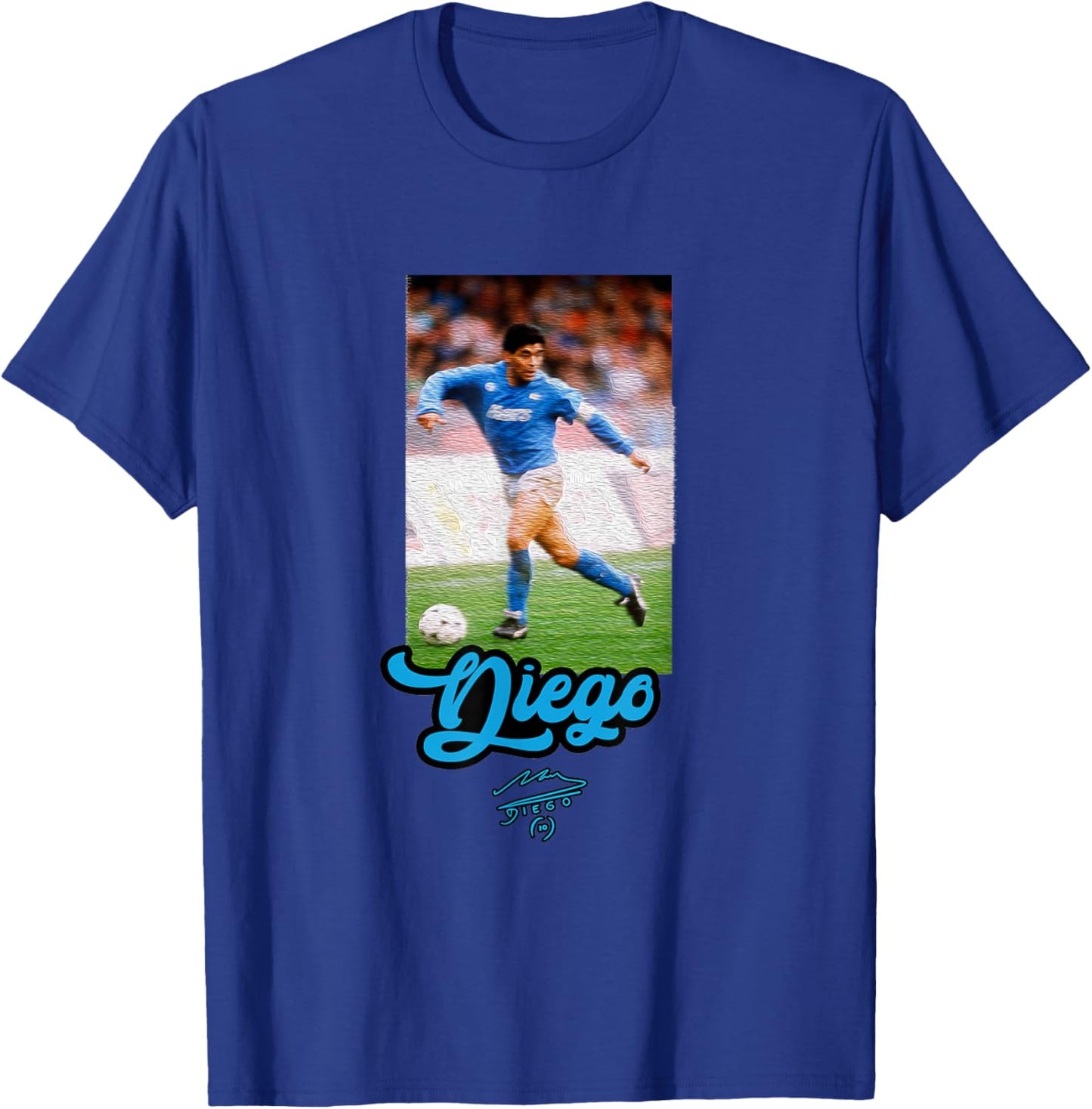Maradona Diego Naples T-Shirt - T-Shirt | Royal