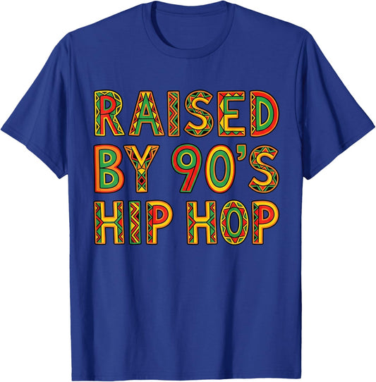 Raised On 90s Hip Hop, Boom Bap, 90s Hip Hop T-Shirt - T-Shirt | Royal