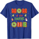 Mom Of The Sweet One Christmas Gingerbread 1st Birthday T-Shirt - T-Shirt | Royal