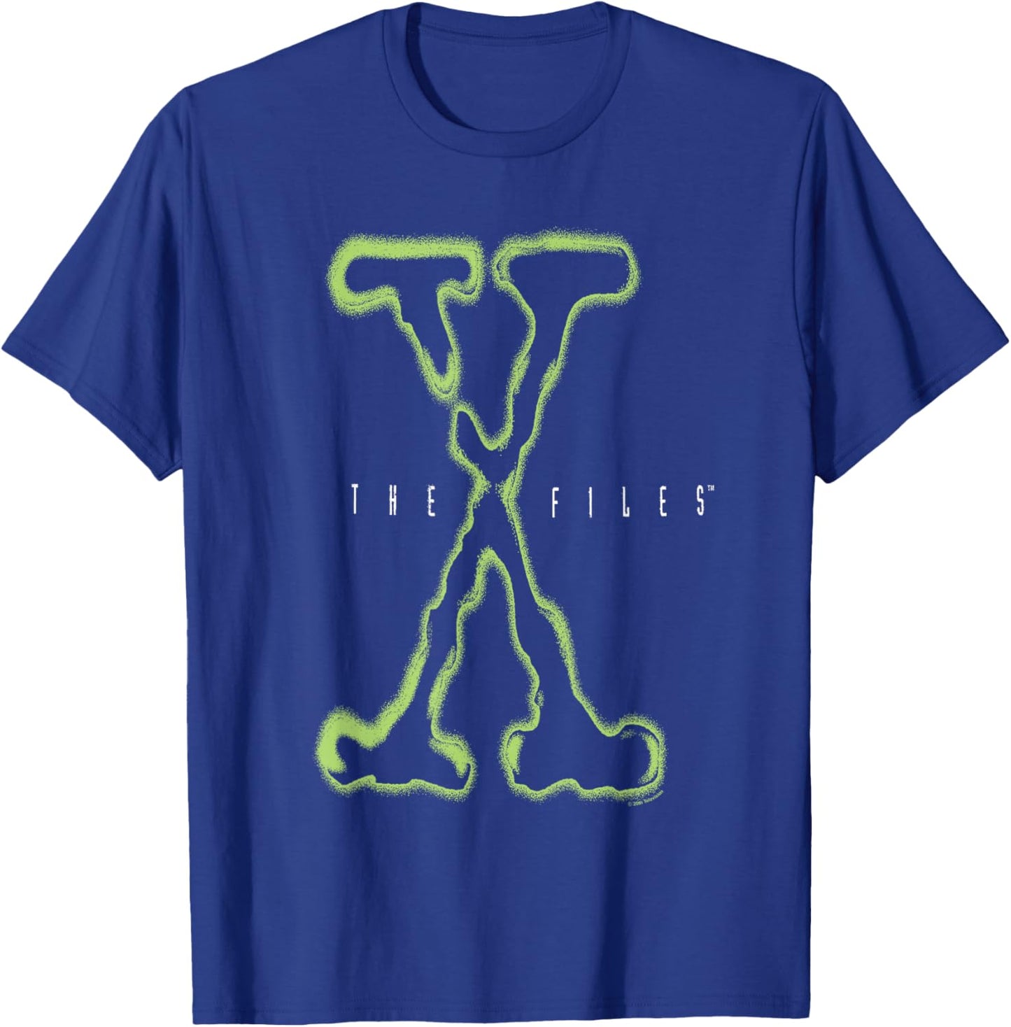 The X-Files Large Intro Logo Vintage 90's TV Show T-Shirt - T-Shirt | Royal