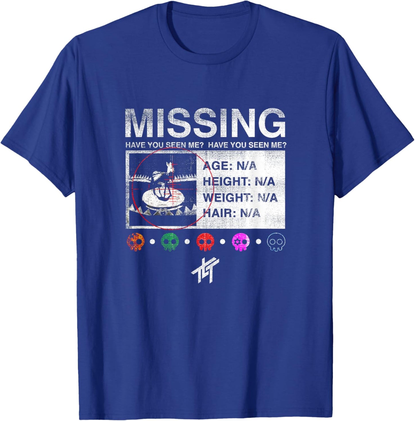 The Living Tombstone Missing T-Shirt - T-Shirt | Royal