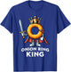 Onion Ring King Funny Fried Onion Rings Food T-Shirt - T-Shirt | Royal