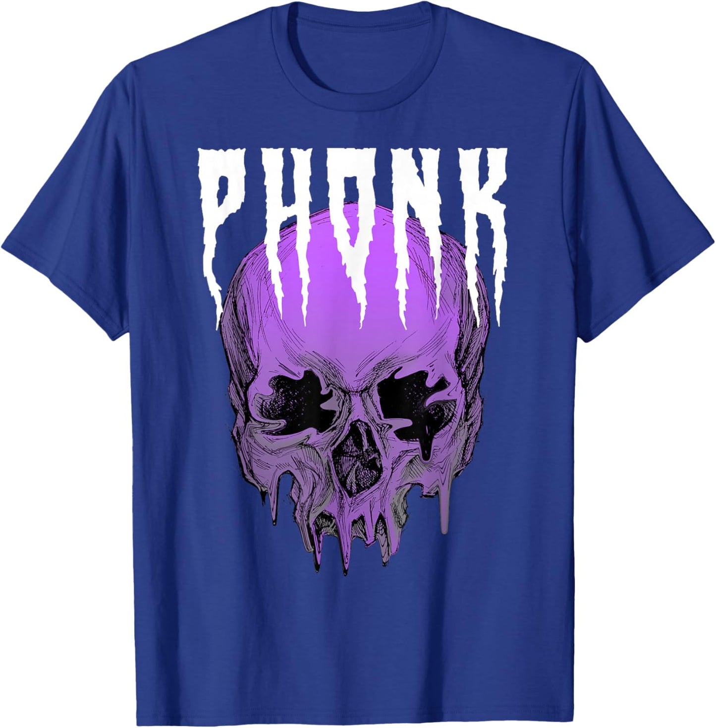 Phonk Skull T-Shirt - T-Shirt | Royal