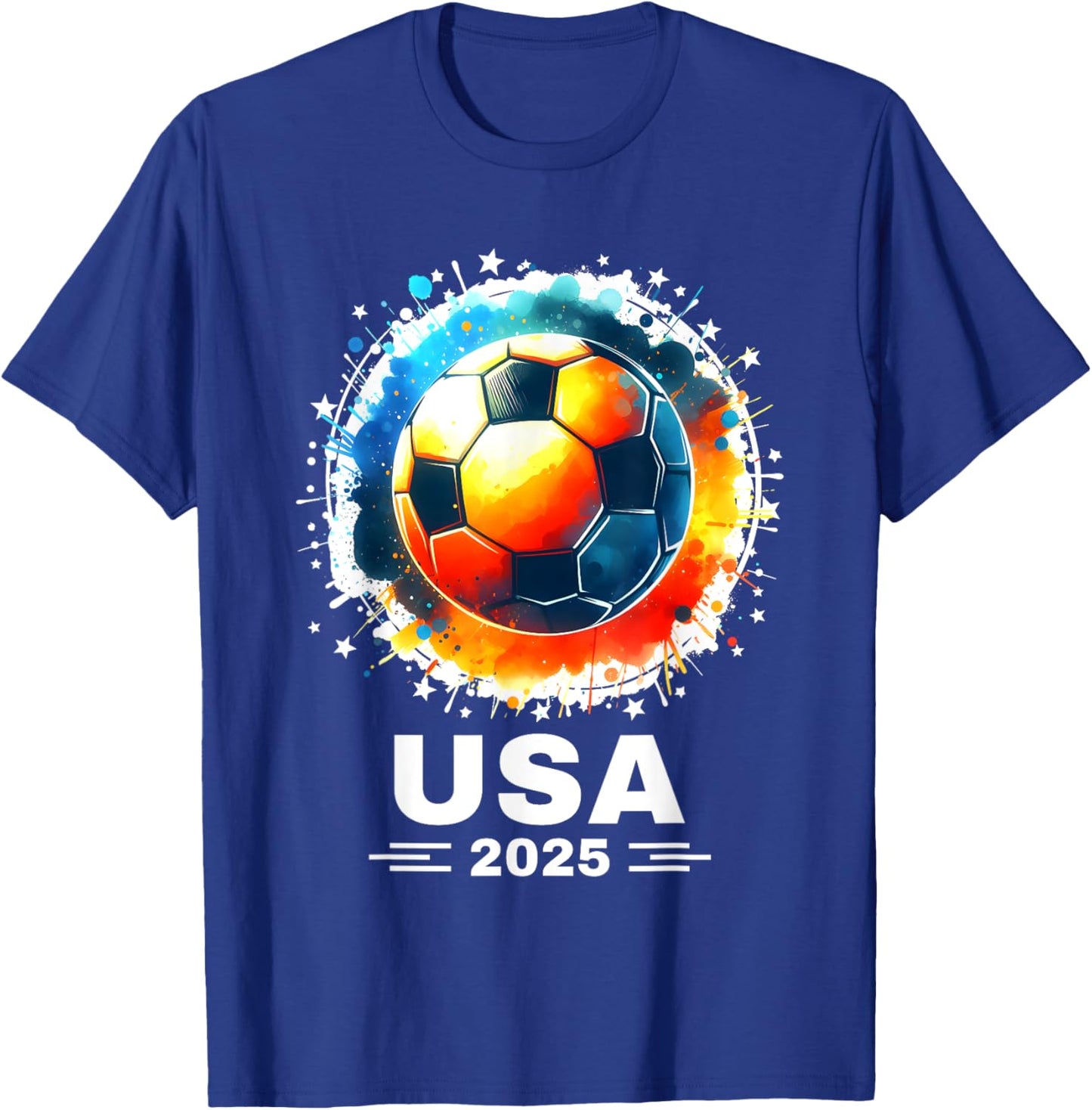 2025 Soccer Apparel Soccer 2025 Soccer T-Shirt - T-Shirt | Royal