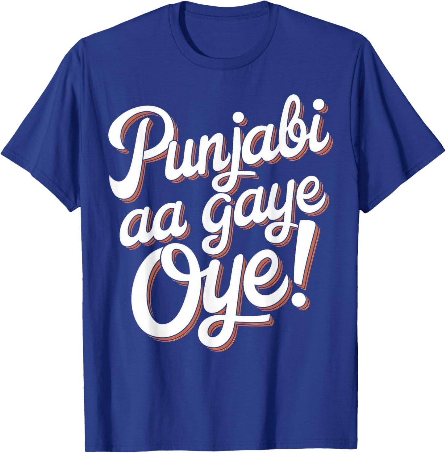 Punjabi Aa Gaye Oye Diljit Funny T-Shirt - T-Shirt | Royal