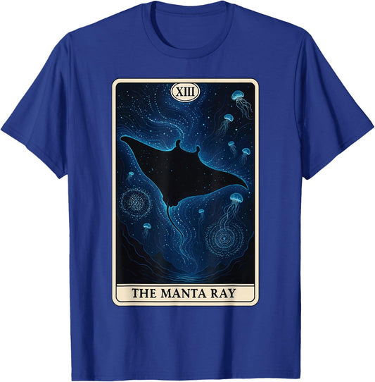 The Manta Ray Tarot Card T-Shirt - T-Shirt | Royal
