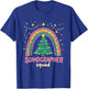 Sonography Christmas Plaid Leopard Rainbow Sonographer Squad T-Shirt - T-Shirt | Royal